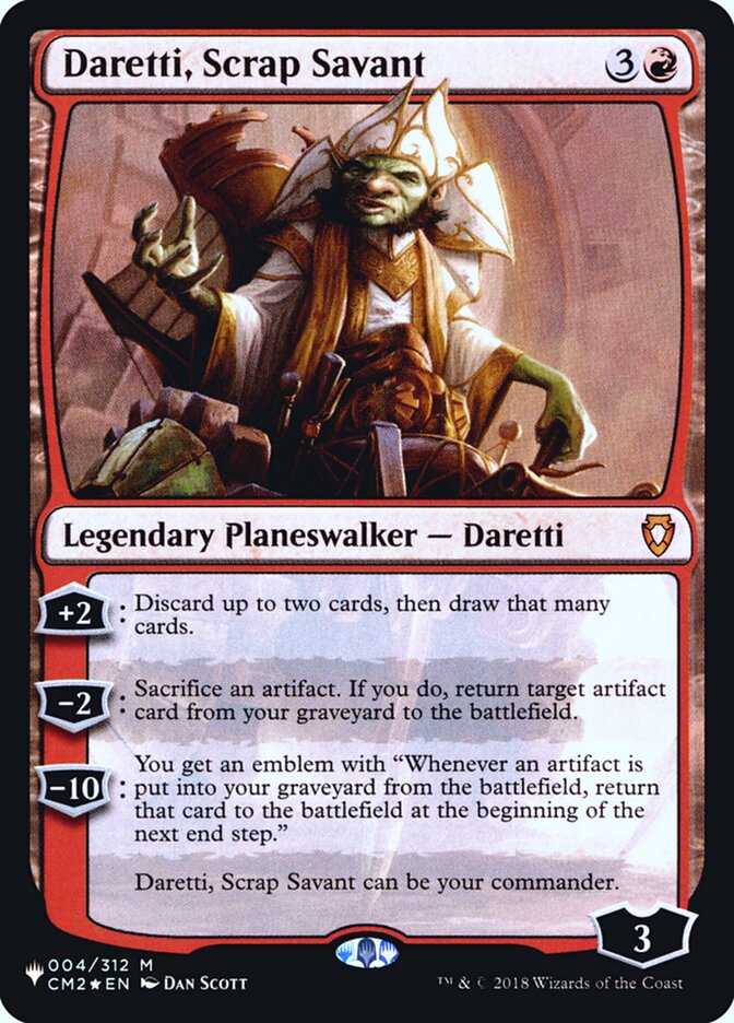 Daretti, Scrap Savant [Secret Lair: Heads I Win, Tails You Lose] MTG Single Magic: The Gathering | Red Claw Gaming