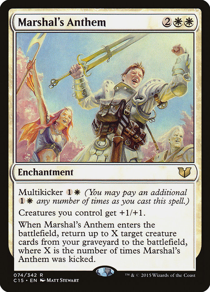 Marshal's Anthem [Commander 2015] MTG Single Magic: The Gathering | Red Claw Gaming