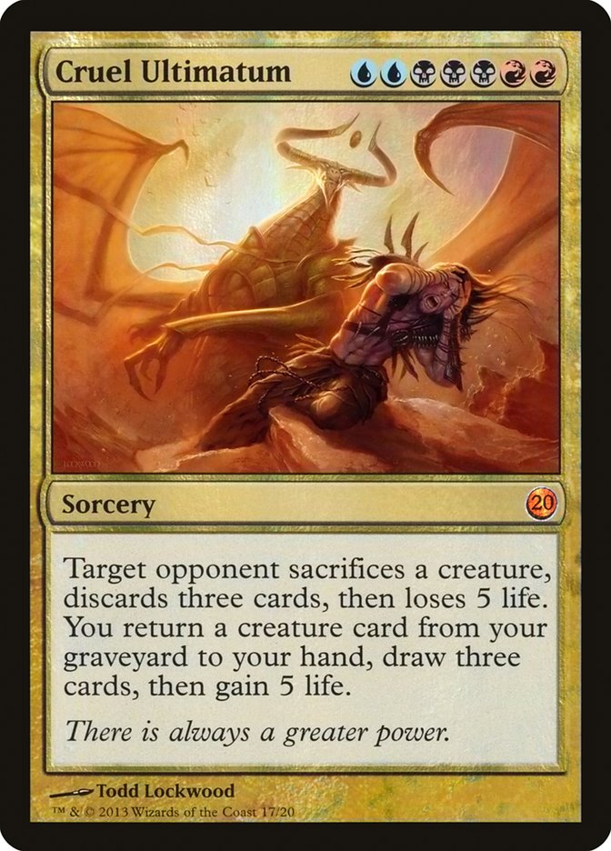Cruel Ultimatum [From the Vault: Twenty] MTG Single Magic: The Gathering | Red Claw Gaming