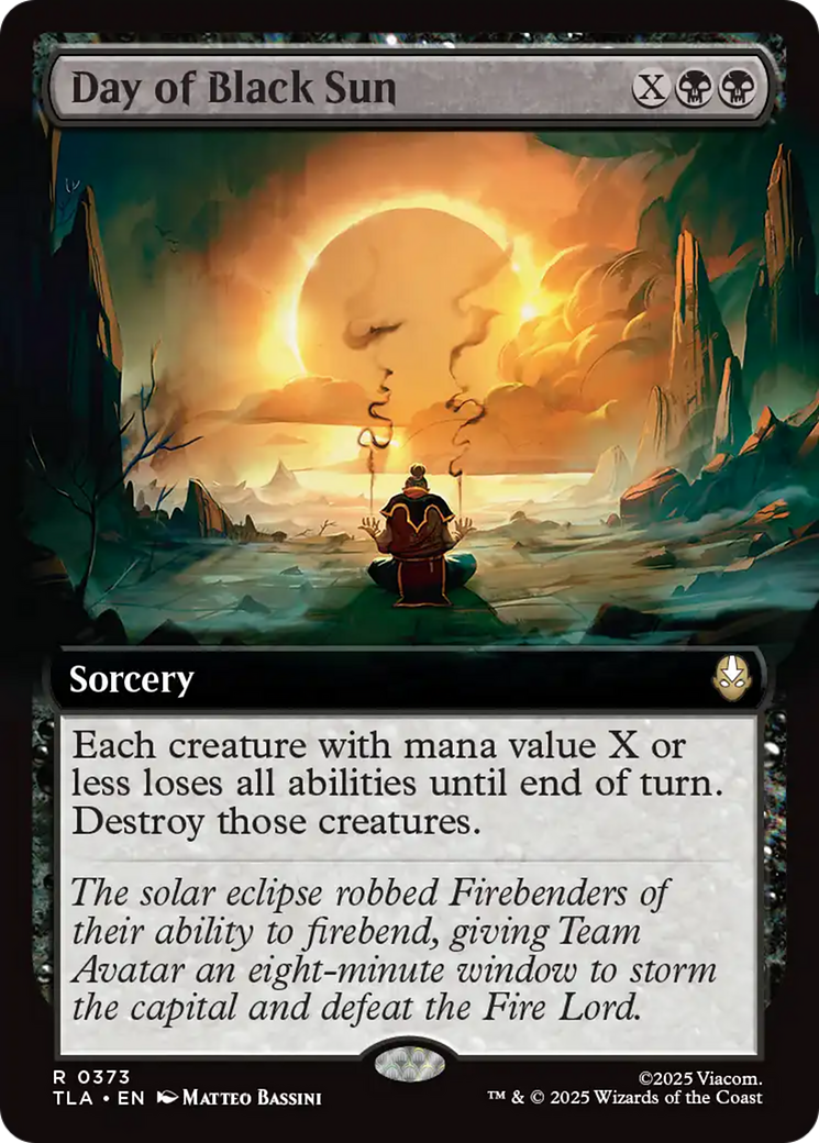 Day of Black Sun (Extended Art) [Avatar: The Last Airbender] MTG Single Magic: The Gathering | Red Claw Gaming