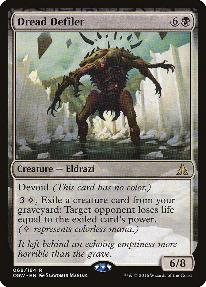 Dread Defiler [Oath of the Gatewatch] MTG Single Magic: The Gathering | Red Claw Gaming
