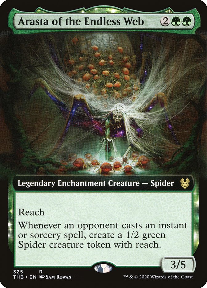 Arasta of the Endless Web (Extended Art) [Theros Beyond Death] MTG Single Magic: The Gathering | Red Claw Gaming