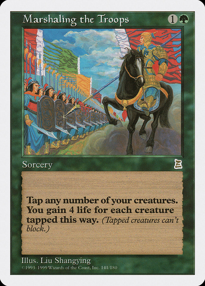 Marshaling the Troops [Portal Three Kingdoms] MTG Single Magic: The Gathering | Red Claw Gaming
