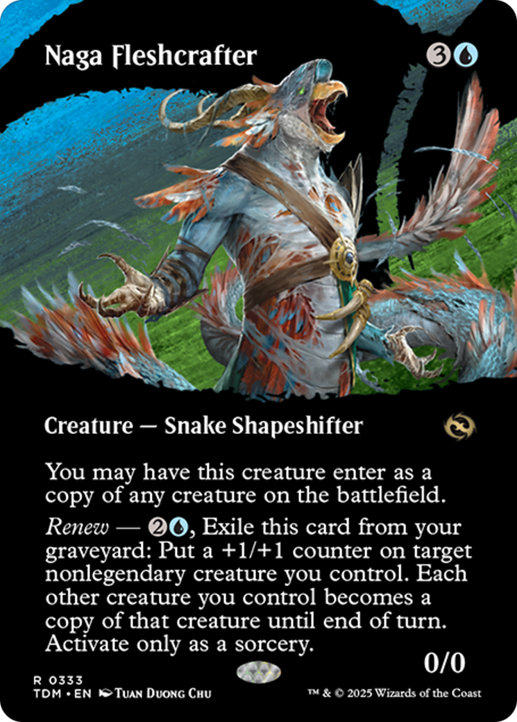 Naga Fleshcrafter (Borderless) [Tarkir: Dragonstorm] MTG Single Magic: The Gathering | Red Claw Gaming