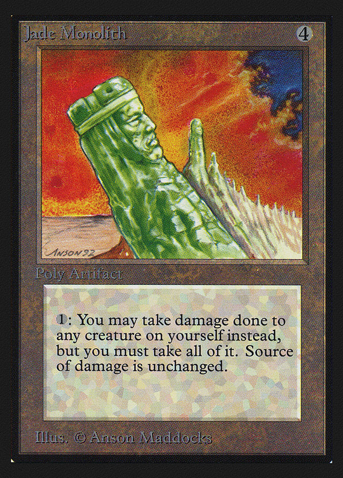 Jade Monolith [Collectors' Edition] MTG Single Magic: The Gathering | Red Claw Gaming