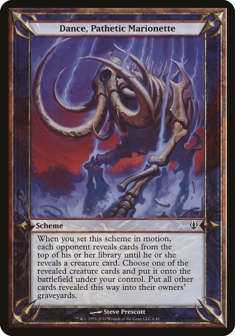 Dance, Pathetic Marionette (Schemes) [Archenemy Schemes] MTG Single Magic: The Gathering | Red Claw Gaming