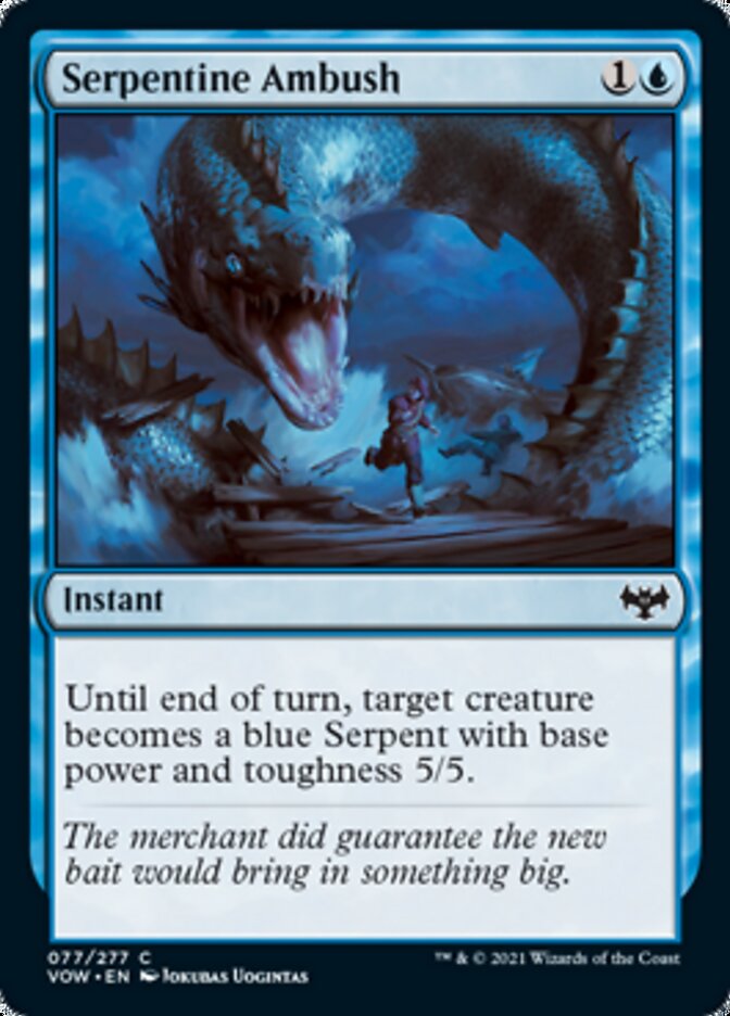 Serpentine Ambush [Innistrad: Crimson Vow] MTG Single Magic: The Gathering | Red Claw Gaming