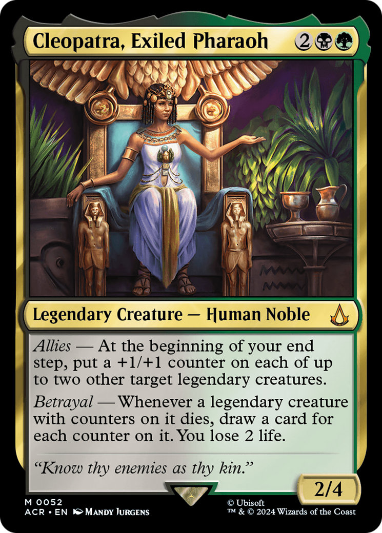 Cleopatra, Exiled Pharaoh [Assassin's Creed] MTG Single Magic: The Gathering | Red Claw Gaming