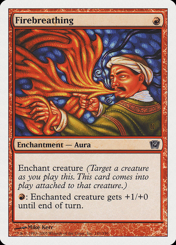 Firebreathing [Ninth Edition] MTG Single Magic: The Gathering | Red Claw Gaming