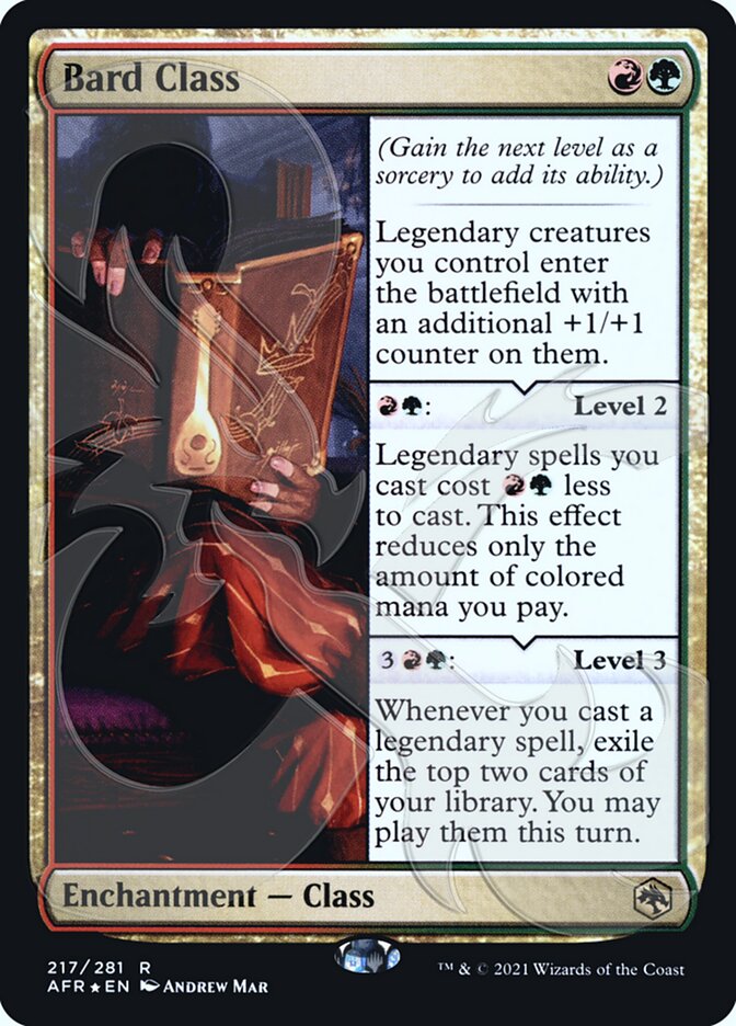 Bard Class (Ampersand Promo) [Dungeons & Dragons: Adventures in the Forgotten Realms Promos] MTG Single Magic: The Gathering | Red Claw Gaming