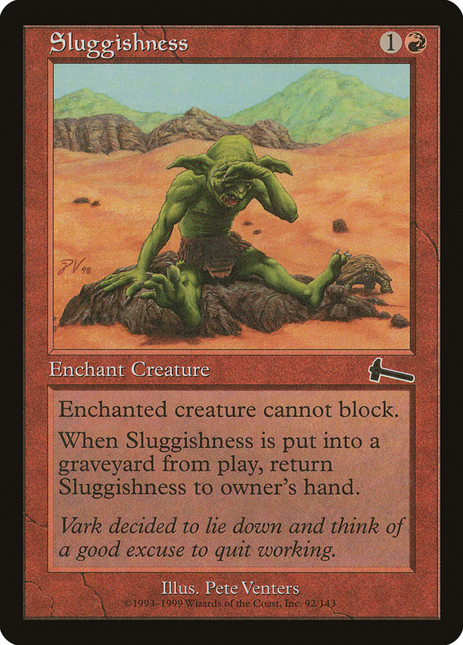 Sluggishness [Urza's Legacy] MTG Single Magic: The Gathering | Red Claw Gaming