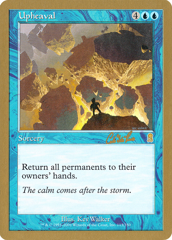 Upheaval (Carlos Romao) [World Championship Decks 2002] MTG Single Magic: The Gathering | Red Claw Gaming