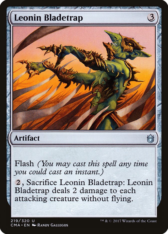 Leonin Bladetrap [Commander Anthology] MTG Single Magic: The Gathering | Red Claw Gaming