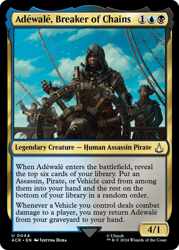 Adewale, Breaker of Chains [Assassin's Creed] MTG Single Magic: The Gathering | Red Claw Gaming