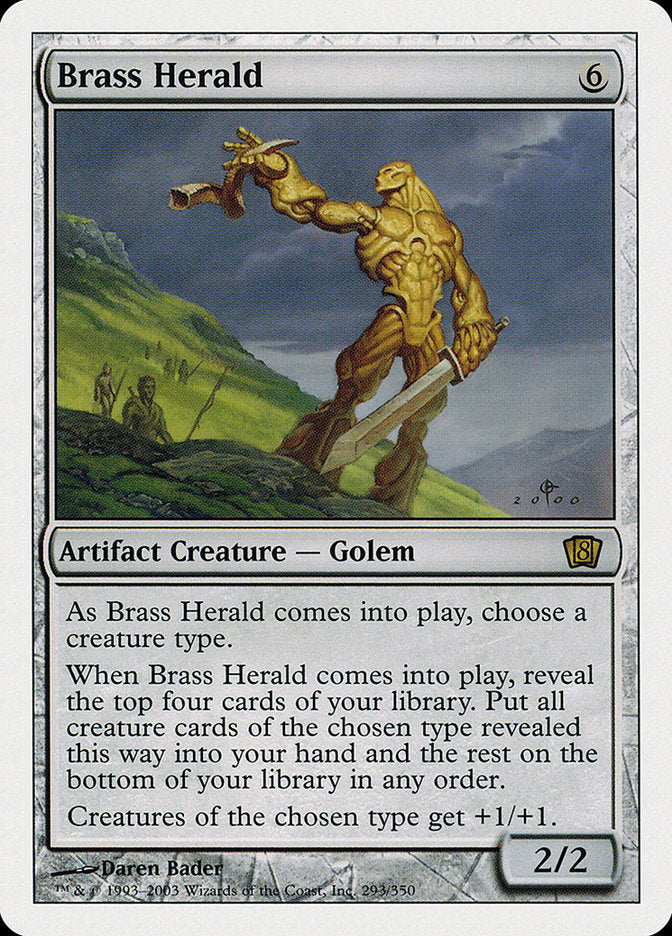 Brass Herald [Eighth Edition] MTG Single Magic: The Gathering | Red Claw Gaming