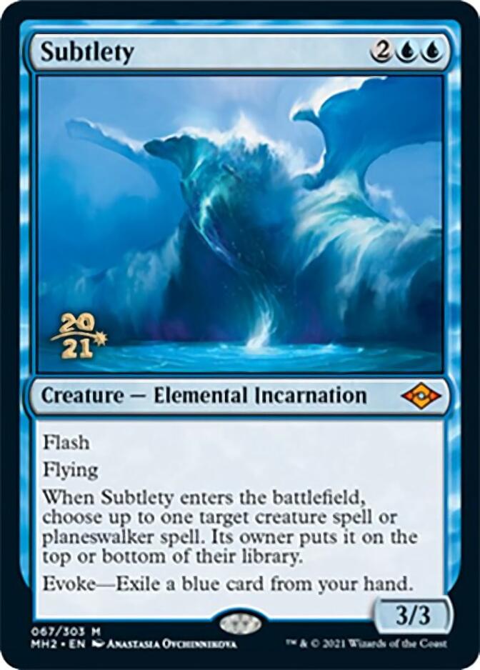 Subtlety [Modern Horizons 2 Prerelease Promos] MTG Single Magic: The Gathering | Red Claw Gaming