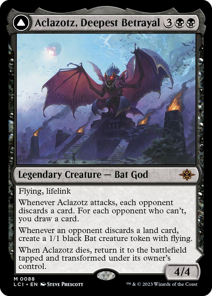 Aclazotz, Deepest Betrayal // Temple of the Dead [The Lost Caverns of Ixalan] MTG Single Magic: The Gathering | Red Claw Gaming