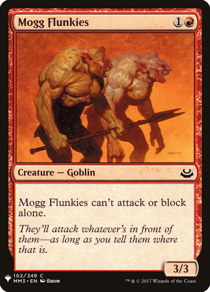 Mogg Flunkies [Mystery Booster] MTG Single Magic: The Gathering | Red Claw Gaming