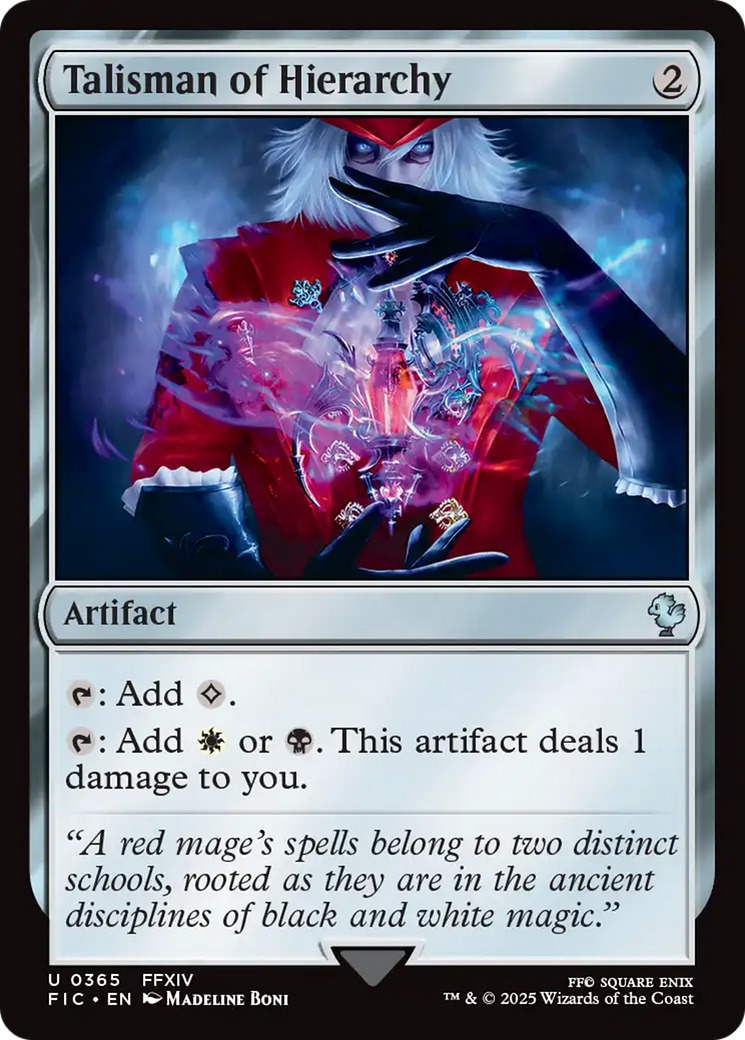 Talisman of Hierarchy [FINAL FANTASY Commander] MTG Single Magic: The Gathering | Red Claw Gaming