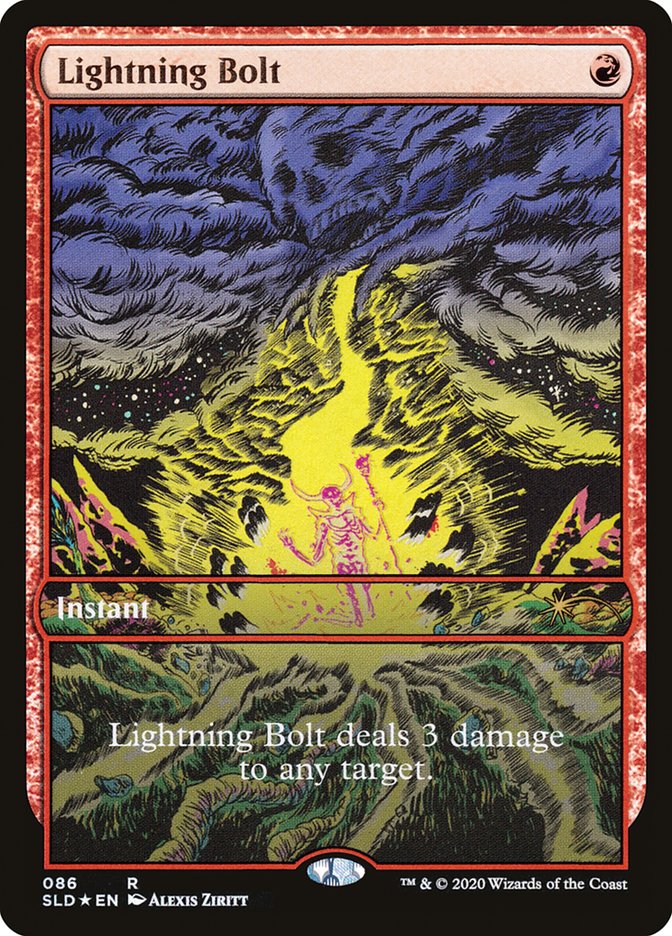 Lightning Bolt (086) [Secret Lair Drop Series] MTG Single Magic: The Gathering | Red Claw Gaming