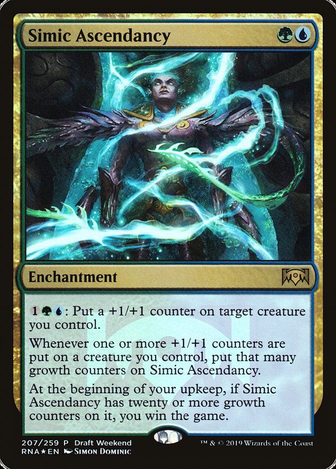 Simic Ascendancy (Draft Weekend) [Ravnica Allegiance Promos] MTG Single Magic: The Gathering | Red Claw Gaming