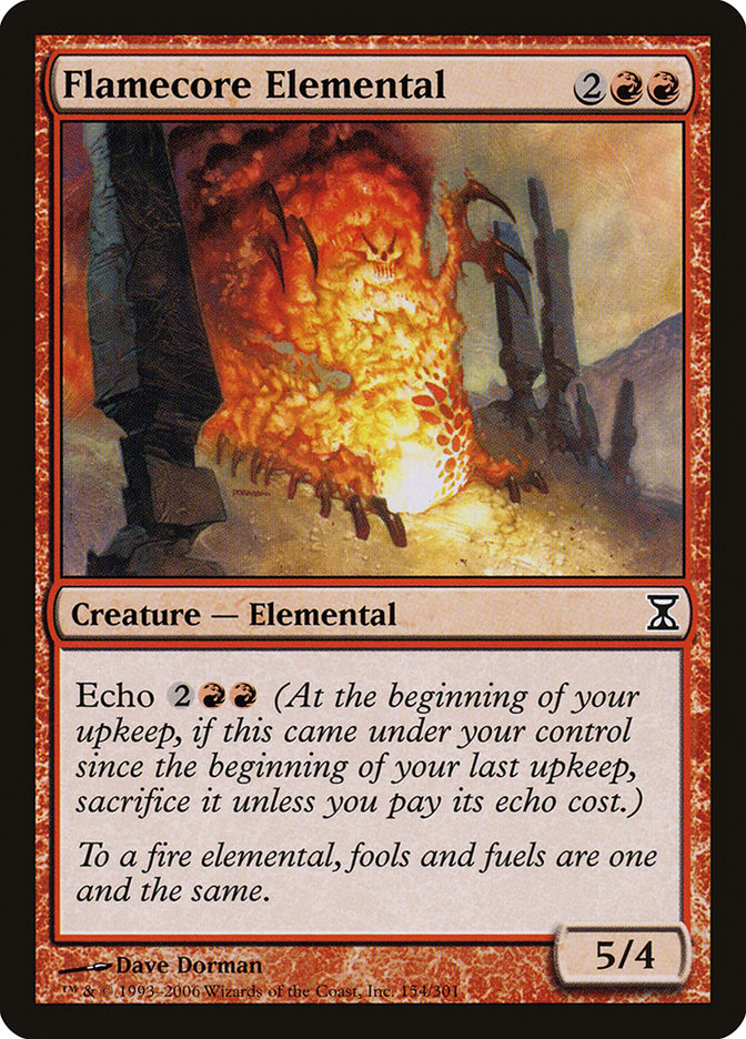 Flamecore Elemental [Time Spiral] MTG Single Magic: The Gathering | Red Claw Gaming