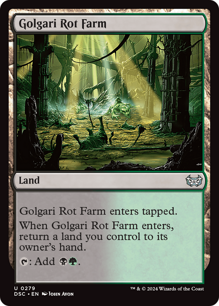 Golgari Rot Farm [Duskmourn: House of Horror Commander] MTG Single Magic: The Gathering | Red Claw Gaming