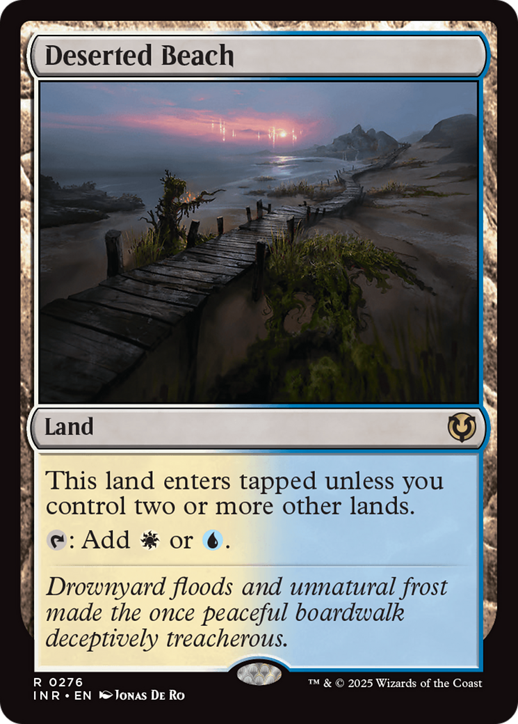 Deserted Beach [Innistrad Remastered] MTG Single Magic: The Gathering | Red Claw Gaming