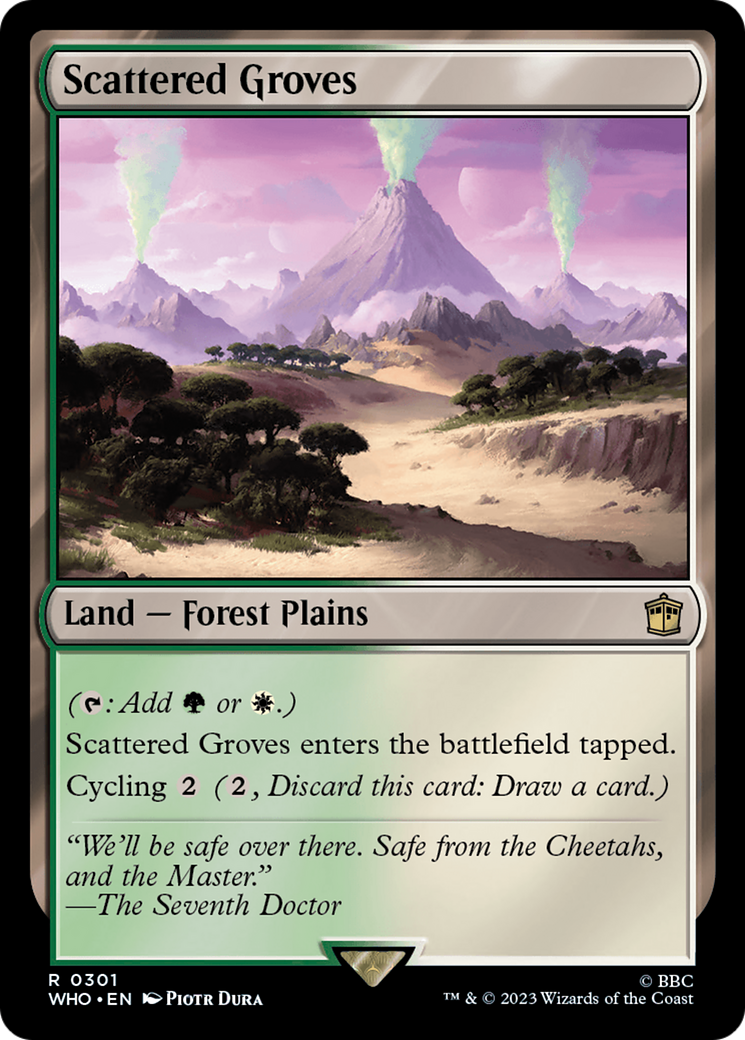 Scattered Groves [Doctor Who] MTG Single Magic: The Gathering    | Red Claw Gaming