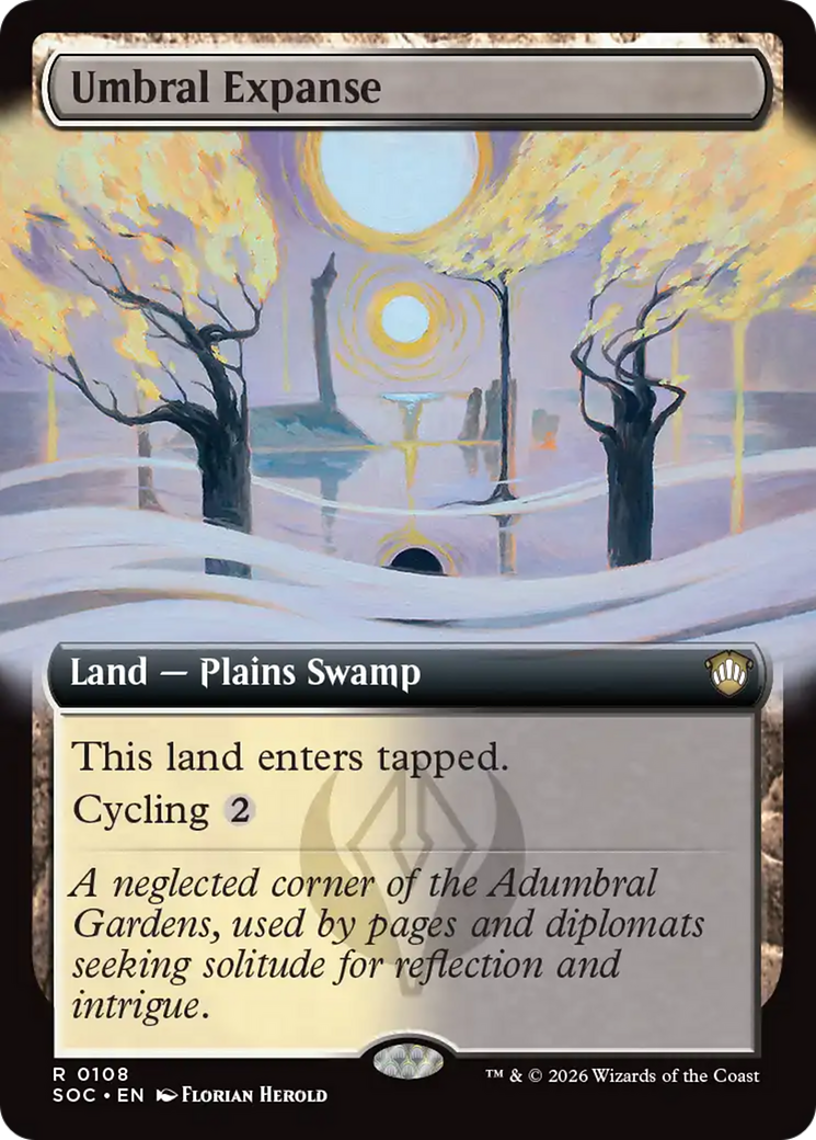 Umbral Expanse (Extended Art) [Secrets of Strixhaven Commander] MTG Single Magic: The Gathering | Red Claw Gaming
