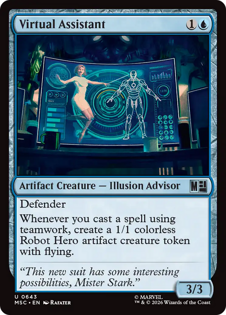 Virtual Assistant [Marvel Super Heroes Commander] | Red Claw Gaming