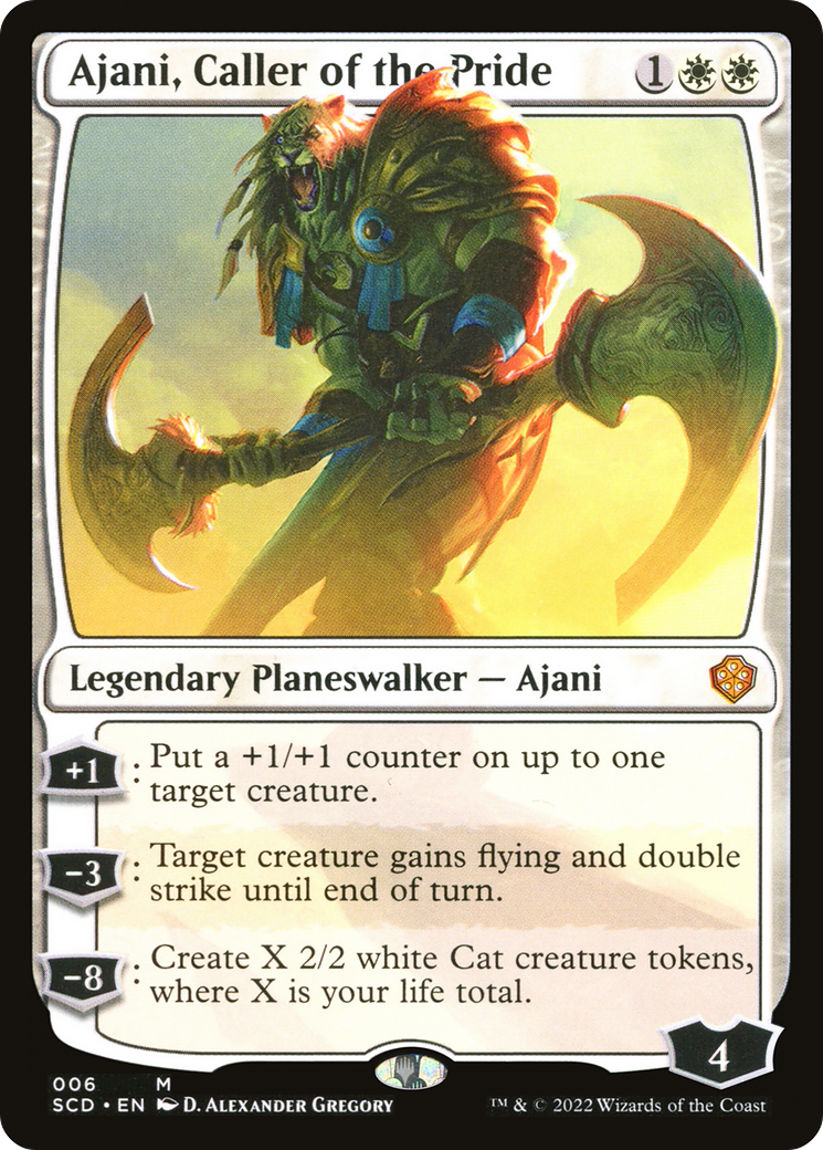Ajani, Caller of the Pride [Starter Commander Decks] MTG Single Magic: The Gathering | Red Claw Gaming