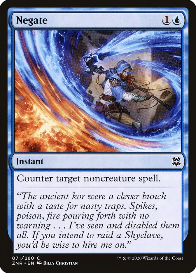 Negate [Zendikar Rising] MTG Single Magic: The Gathering | Red Claw Gaming