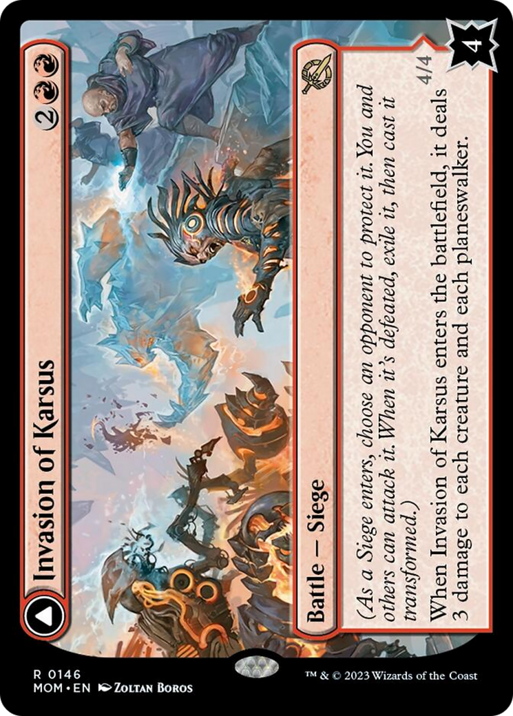 Invasion of Karsus // Refraction Elemental [March of the Machine] MTG Single Magic: The Gathering    | Red Claw Gaming