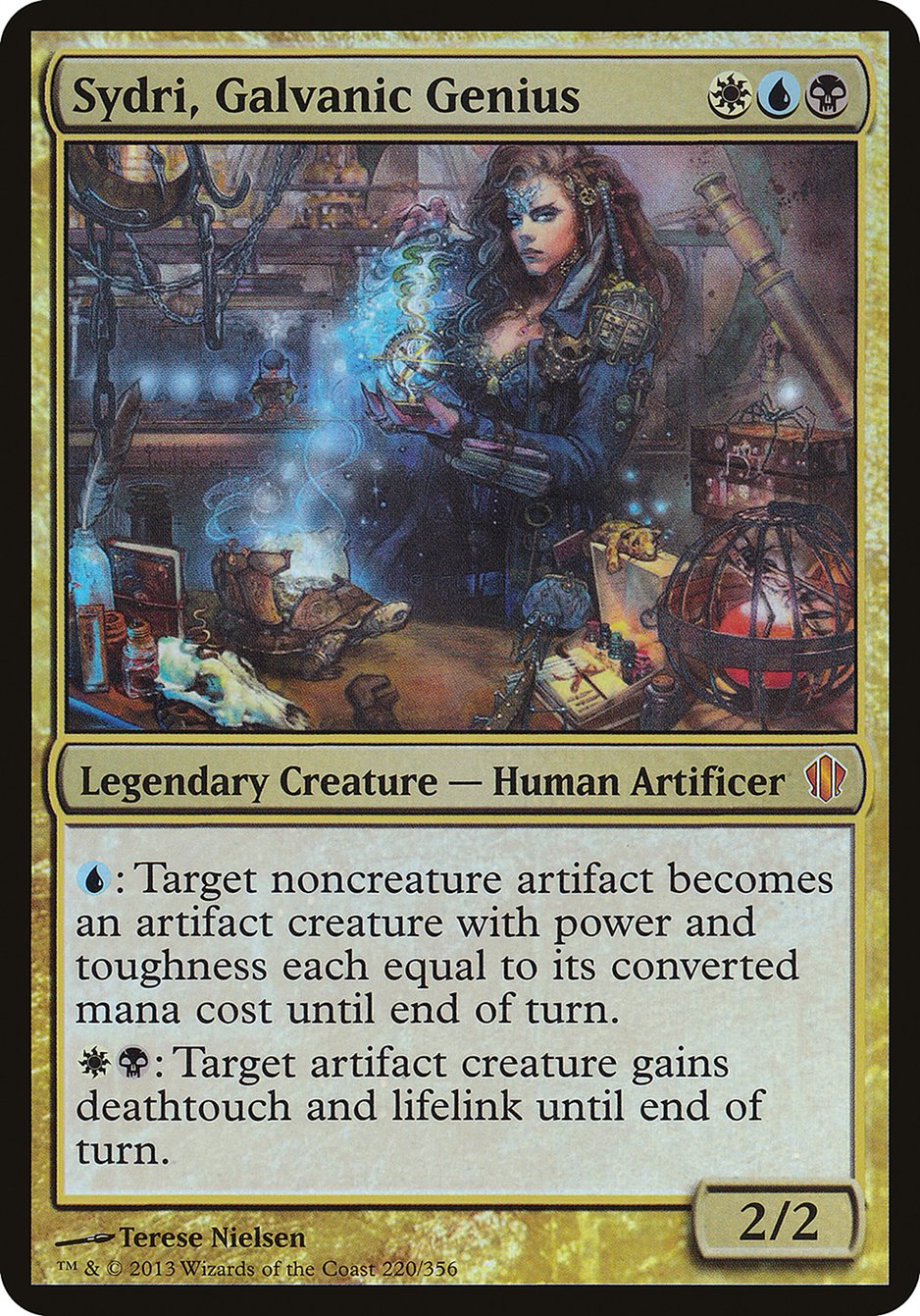 Sydri, Galvanic Genius (Oversized) [Commander 2013 Oversized] MTG Single Magic: The Gathering | Red Claw Gaming