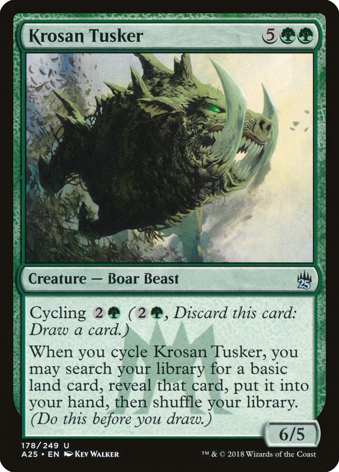 Krosan Tusker [Masters 25] MTG Single Magic: The Gathering | Red Claw Gaming