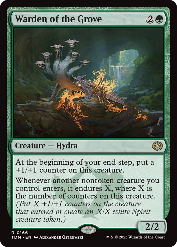 Warden of the Grove [Tarkir: Dragonstorm] MTG Single Magic: The Gathering | Red Claw Gaming