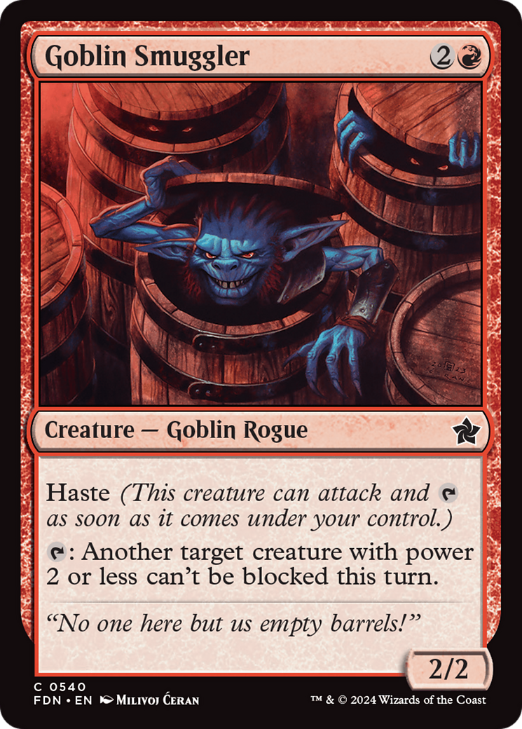 Goblin Smuggler [Foundations] MTG Single Magic: The Gathering | Red Claw Gaming