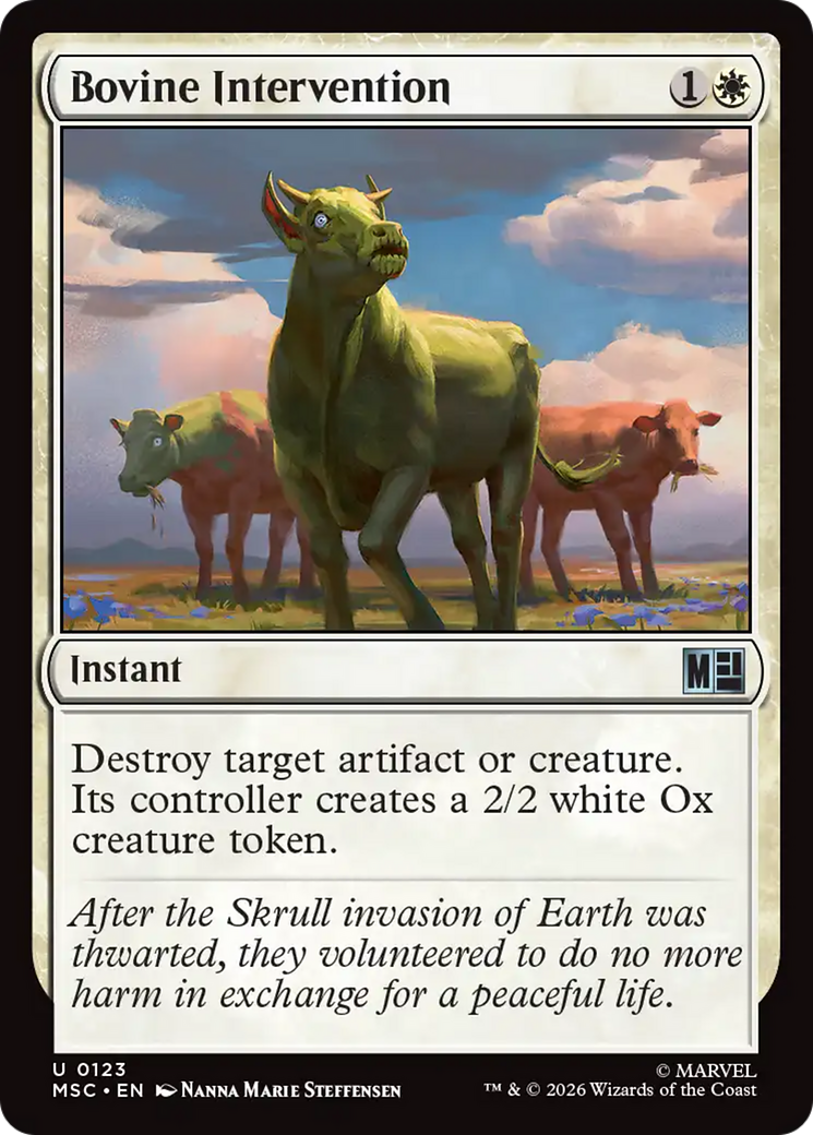 Bovine Intervention (Surge Foil) [Marvel Super Heroes Commander] | Red Claw Gaming