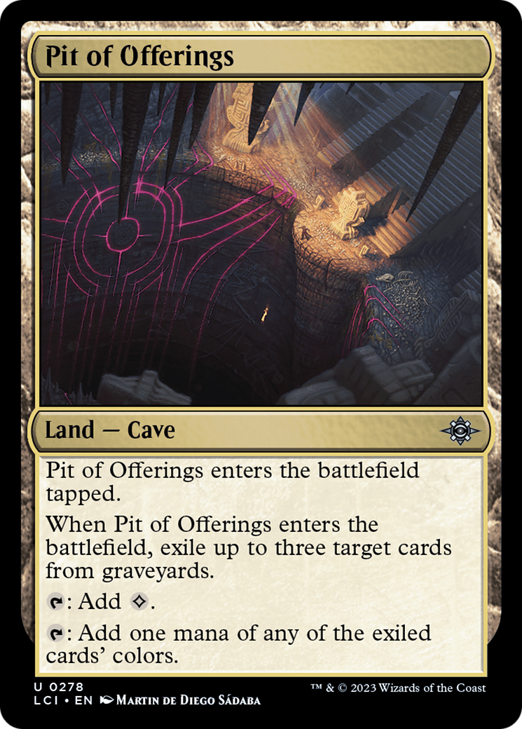 Pit of Offerings [The Lost Caverns of Ixalan] MTG Single Magic: The Gathering    | Red Claw Gaming