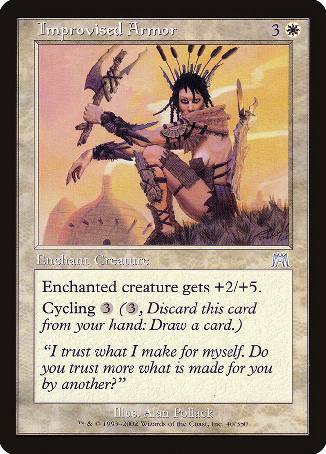 Improvised Armor [Onslaught] MTG Single Magic: The Gathering | Red Claw Gaming