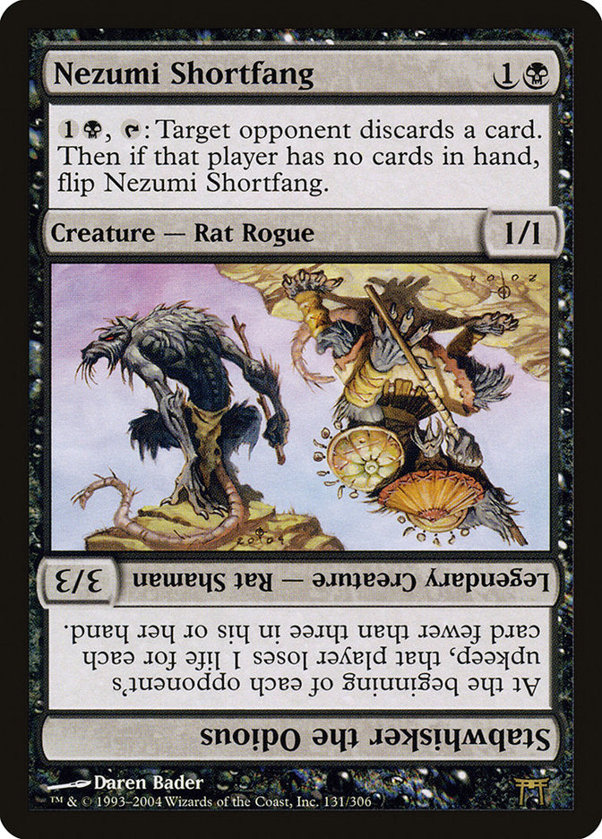 Nezumi Shortfang // Stabwhisker the Odious [Champions of Kamigawa] MTG Single Magic: The Gathering | Red Claw Gaming
