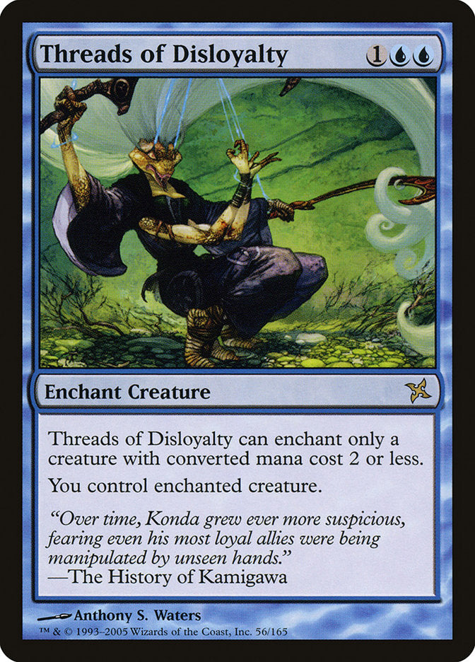 Threads of Disloyalty [Betrayers of Kamigawa] MTG Single Magic: The Gathering | Red Claw Gaming