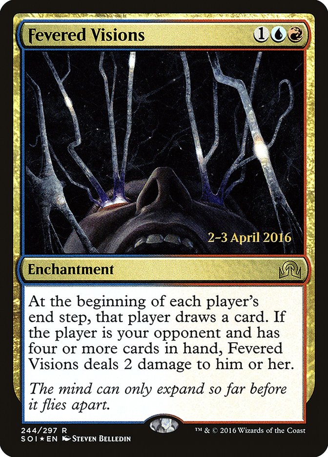 Fevered Visions [Shadows over Innistrad Prerelease Promos] MTG Single Magic: The Gathering | Red Claw Gaming