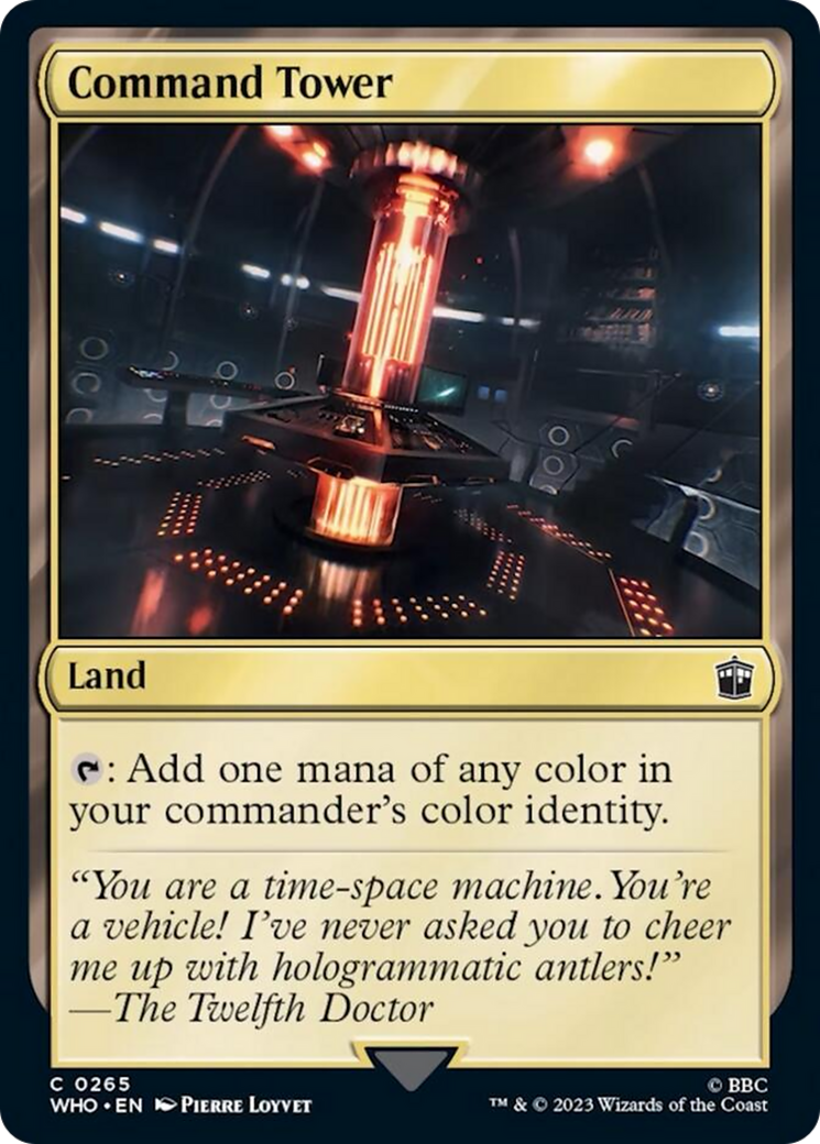 Command Tower (0265) [Doctor Who] MTG Single Magic: The Gathering | Red Claw Gaming