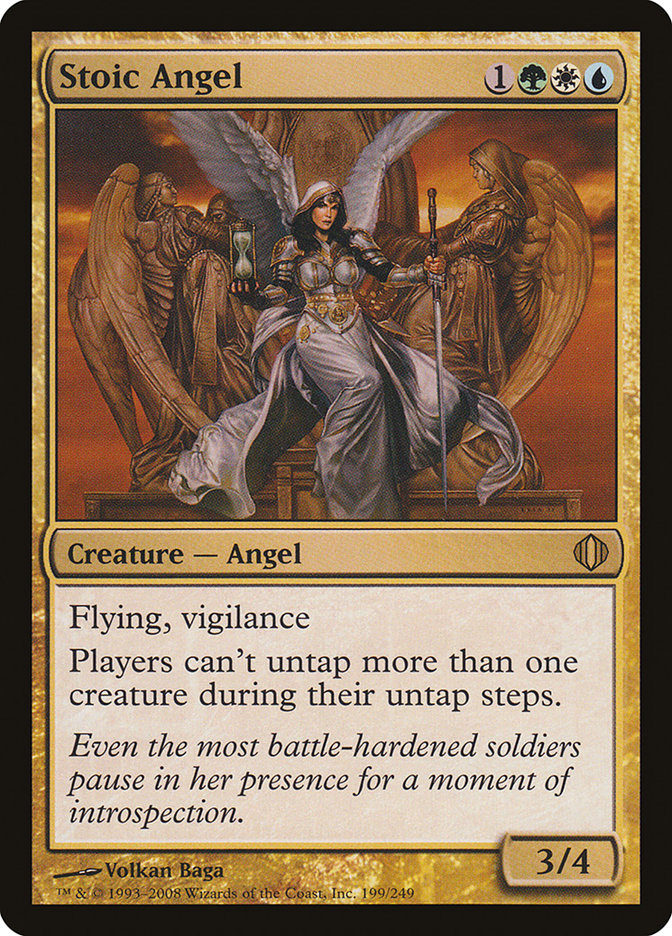 Stoic Angel [Shards of Alara] MTG Single Magic: The Gathering | Red Claw Gaming