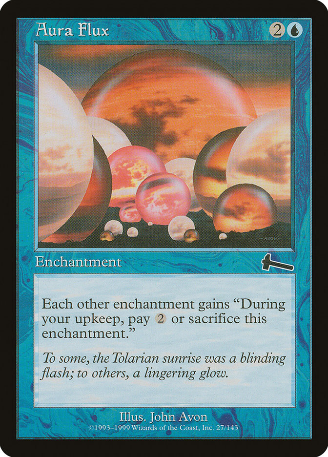 Aura Flux [Urza's Legacy] MTG Single Magic: The Gathering | Red Claw Gaming