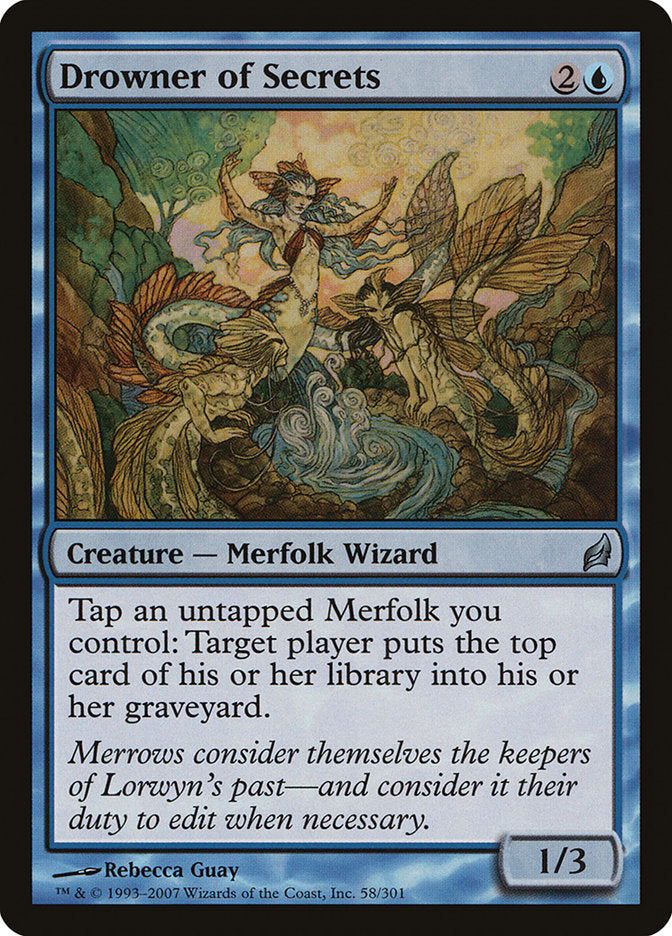 Drowner of Secrets [Lorwyn] MTG Single Magic: The Gathering | Red Claw Gaming
