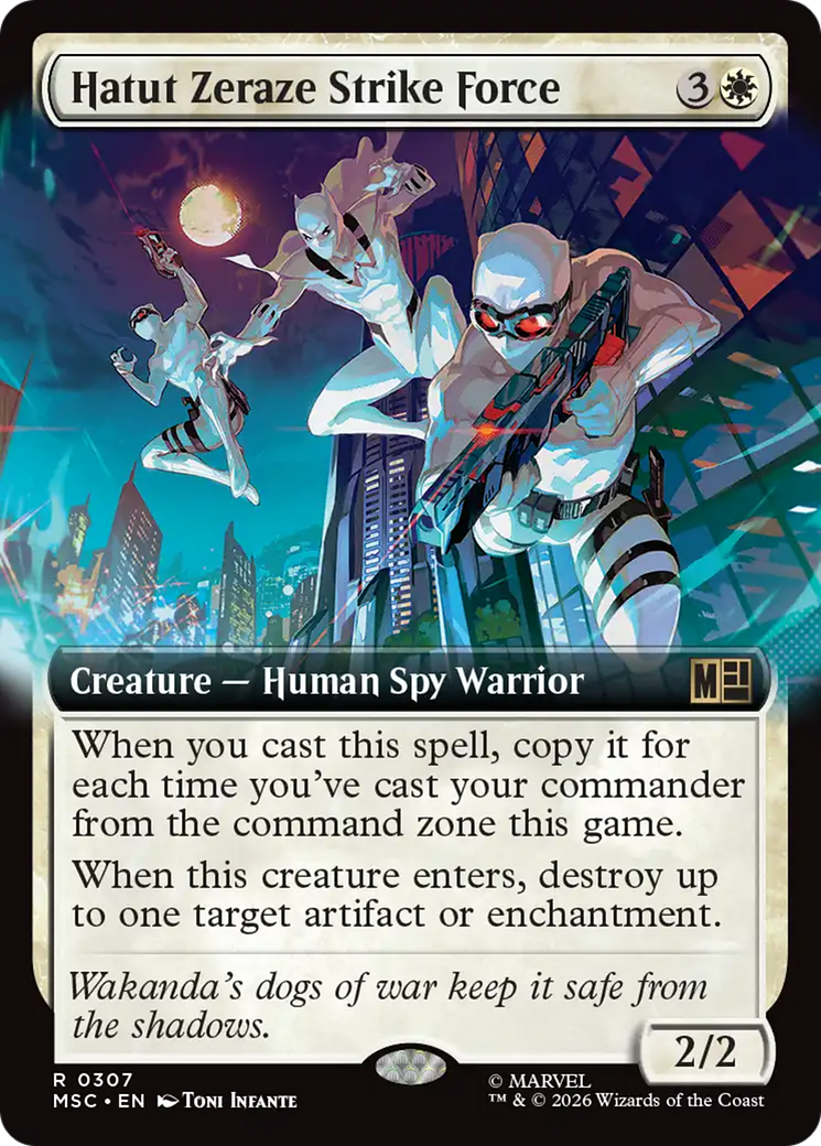 Hatut Zeraze Strike Force (Extended Art) [Marvel Super Heroes Commander] | Red Claw Gaming