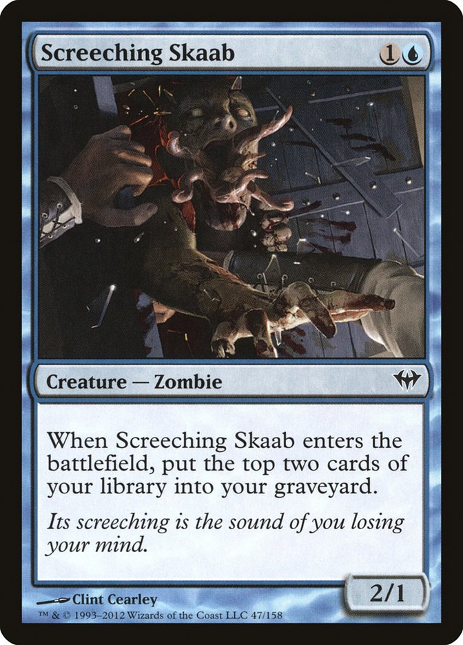 Screeching Skaab [Dark Ascension] MTG Single Magic: The Gathering | Red Claw Gaming